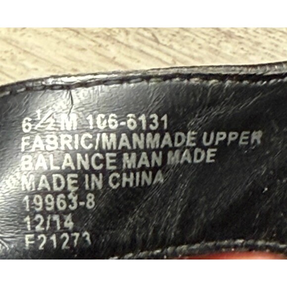 Anne Klein Sport Black AK Lofty Black Wedge Heels with Rectangle Gems - size 6.5 - Picture 3 of 5